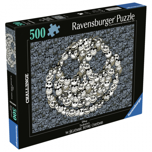 Ravensburger Pussel: Nightmare Before Christmas - King Of Fright 500 Bitar i gruppen PUSSEL / < 750 bitar hos Spelexperten (12001501)