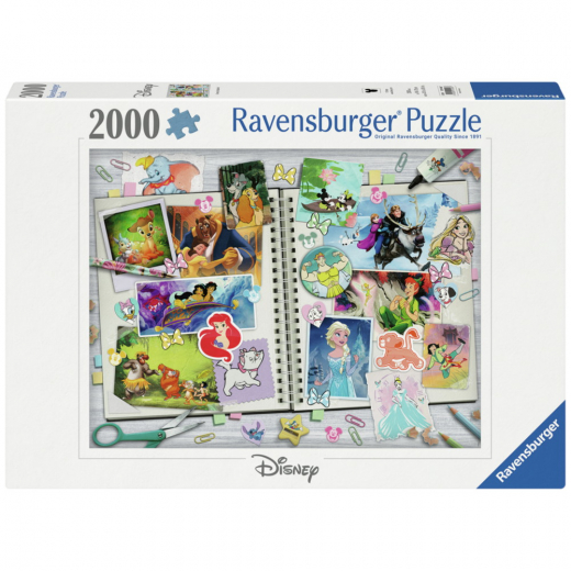 Ravensburger Pussel: Disney Scrapbook 2000 Bitar i gruppen PUSSEL / 2000 bitar > hos Spelexperten (12001556)