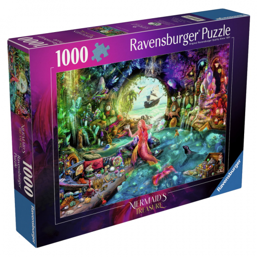 Ravensburger Pussel: Mermaid's Treasure 1000 Bitar i gruppen PUSSEL / 1000 bitar hos Spelexperten (12001577)