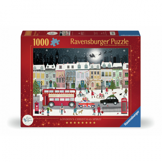 Ravensburger Pussel: London's Christmas Spirit 1000 Bitar i gruppen PUSSEL / 1000 bitar hos Spelexperten (12001584)
