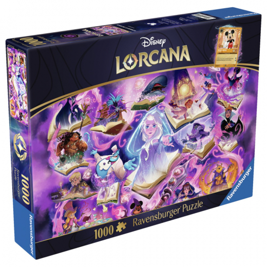 Ravensburger Pussel: Disney Lorcana - Glimmers of the Realm: Amethyst 1000 Bitar i gruppen PUSSEL / 1000 bitar hos Spelexperten (12001622)