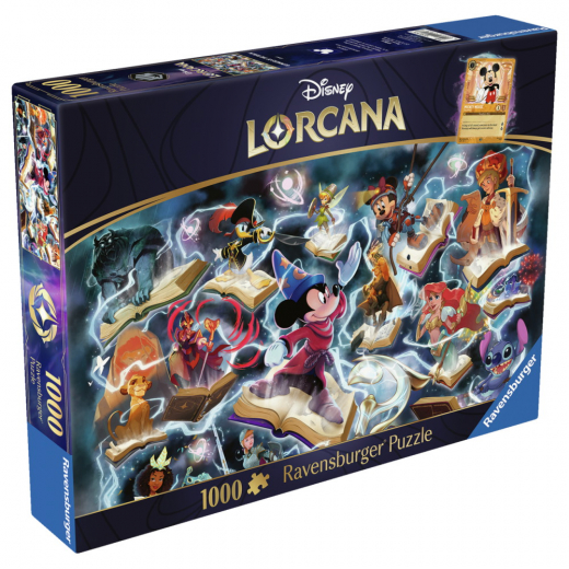 Ravensburger Pussel: Disney Lorcana - Glimmers of the Realm: Steel 1000 Bitar i gruppen PUSSEL / 1000 bitar hos Spelexperten (12001626)