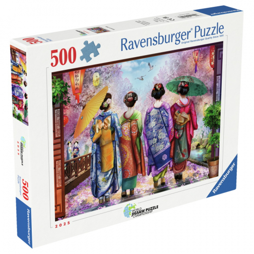Ravensburger Pussel: Blossom Walk 500 Bitar i gruppen PUSSEL / < 750 bitar hos Spelexperten (12001702)