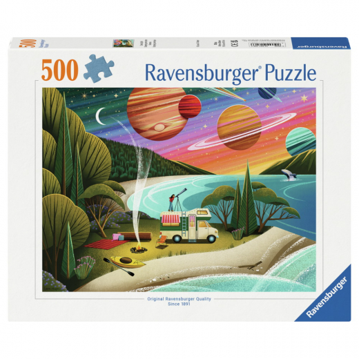 Ravensburger Pussel: Camp Sight 500 Bitar i gruppen PUSSEL / < 750 bitar hos Spelexperten (12001706)