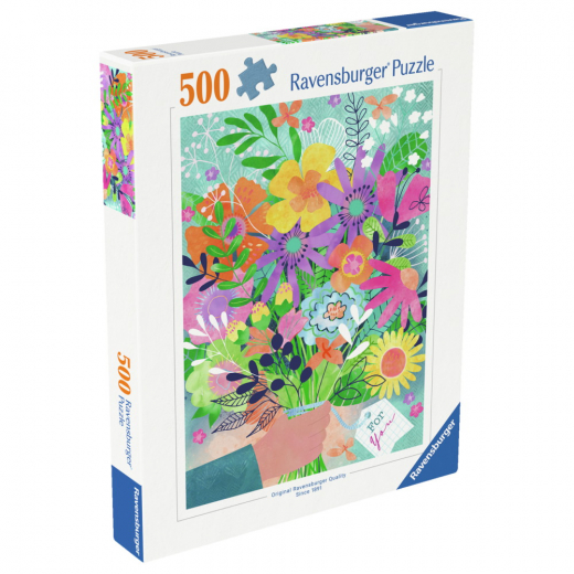 Ravensburger Pussel: Flowers for you 500 Bitar i gruppen PUSSEL / < 750 bitar hos Spelexperten (12001795)