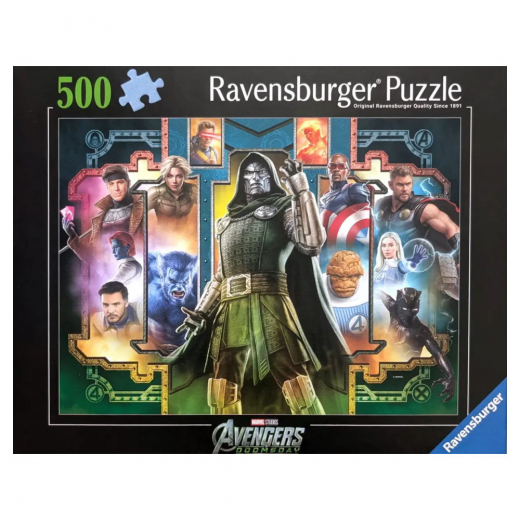 Ravensburger Pussel: Marvel Heroes Unite 500 Bitar i gruppen PUSSEL / < 750 bitar hos Spelexperten (12001804)