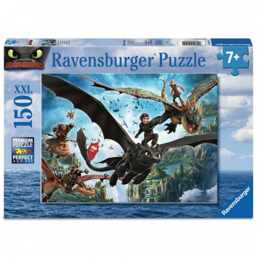 Ravensburger Pussel: Drakar Och Hjältar 150 XXL Bitar i gruppen PUSSEL / Barnpussel hos Spelexperten (12004141)