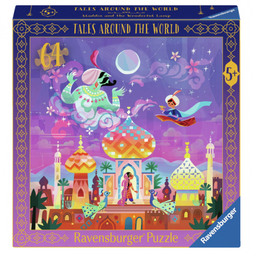 Ravensburger Pussel: Aladdin and the Wonderful Lamp 64 Bitar i gruppen PUSSEL / Barnpussel hos Spelexperten (12004207)