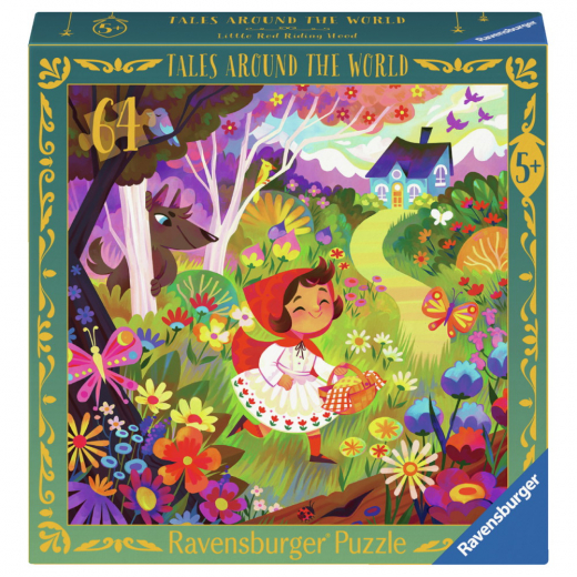Ravensburger Pussel: Little Red Riding Hood 64 Bitar i gruppen PUSSEL / Barnpussel hos Spelexperten (12004208)