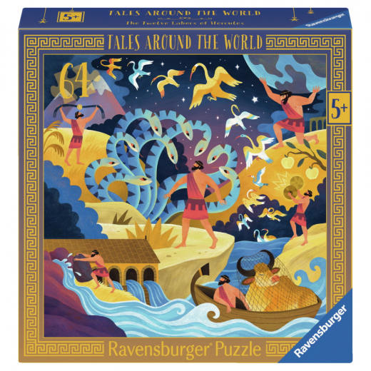Ravensburger Pussel: The Twelve Labors of Hercules 64 Bitar i gruppen PUSSEL / Barnpussel hos Spelexperten (12004209)