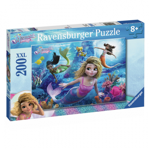 Ravensburger Pussel: Mermaid Magic 200 XXL Bitar i gruppen PUSSEL / Barnpussel hos Spelexperten (12004322)