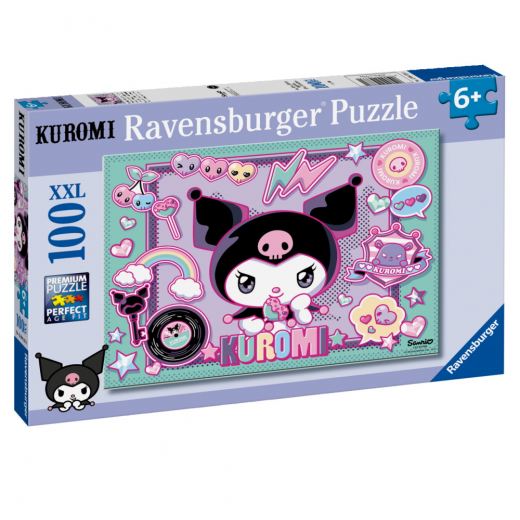 Ravensburger Pussel: Kuromi 100 XXL Bitar i gruppen PUSSEL / Barnpussel hos Spelexperten (12004333)