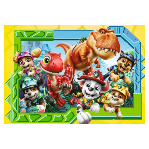 Ravensburger Golvpussel: Paw Patrol The Dino Movie 24 Bitar i gruppen PUSSEL / Barnpussel hos Spelexperten (12004746)