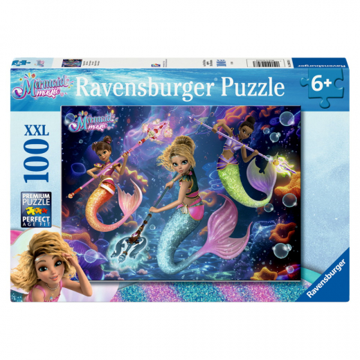 Ravensburger Pussel: Mermaid Magic, Magic Powers 100 XXL Bitar i gruppen PUSSEL / Barnpussel hos Spelexperten (12004748)