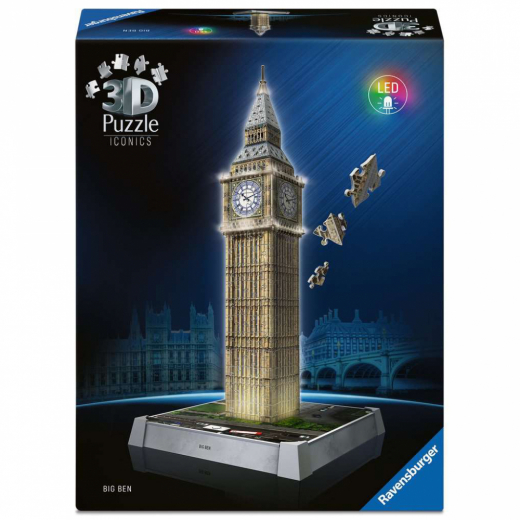 Ravensburger Iconics Big Ben LED 235 Bitar i gruppen Nyheter hos Spelexperten (12008025)
