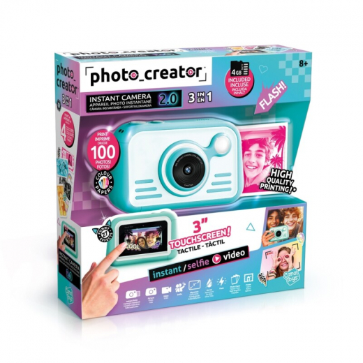 Creator Instant kamera med färgfotopapper i gruppen LEKSAKER / Skapa & måla / Foto hos Spelexperten (120460)