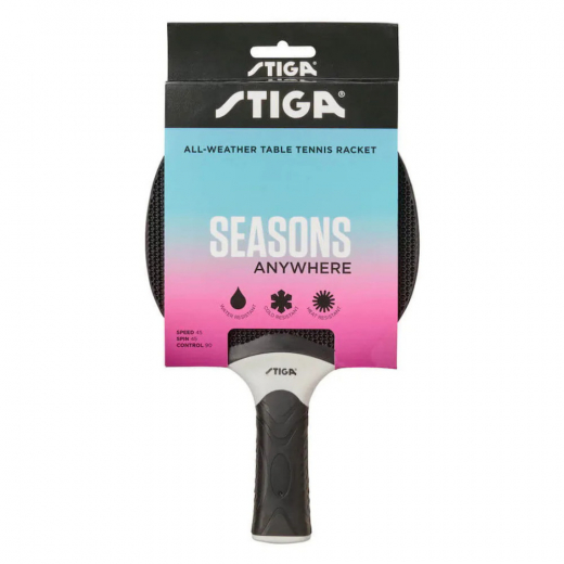 Stiga Seasons Anywhere, Svart i gruppen SPELBORD / Bordtennis / Racket hos Spelexperten (1210-0122-01)
