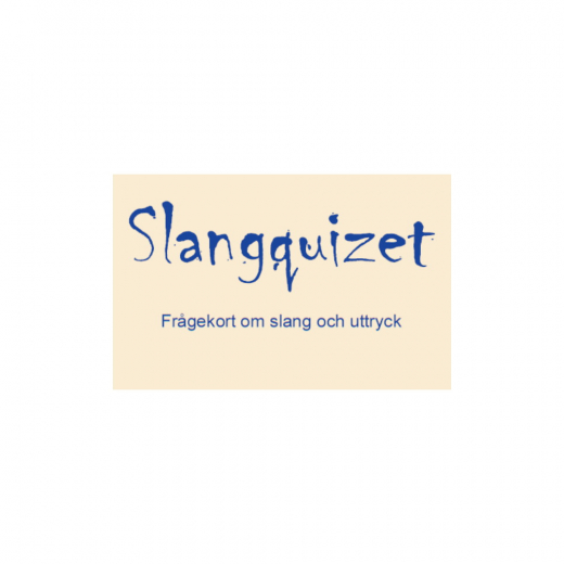 Slangquizet i gruppen SÄLLSKAPSSPEL / Familjespel hos Spelexperten (121011001)