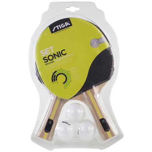 Stiga Sonic Set i gruppen SPELBORD / Bordtennis / Racket hos Spelexperten (1220-2816-01)