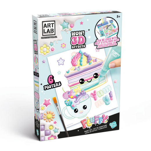 Art Lab Fluffy Paint Kit i gruppen LEKSAKER / Skapa & måla / Skriva och Rita hos Spelexperten (123019)