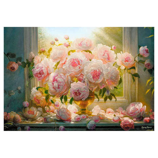 Castorland - Hot Summer Peonies, 1000-bitar i gruppen PUSSEL / Castorland hos Spelexperten (123506)