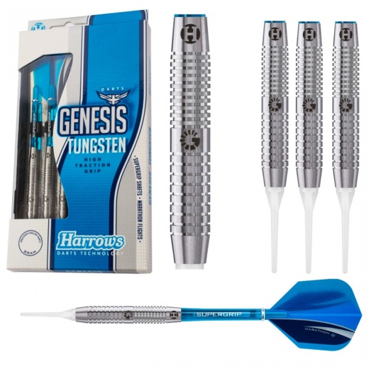 Harrows Soft Genesis Tungsten 18 g i gruppen SPELBORD / Dart / Pilar hos Spelexperten (124-4010)