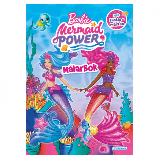 Målarbok Barbie Mermaid Power i gruppen LEKSAKER / Skapa & måla hos Spelexperten (124219)