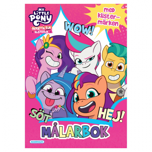 Målarbok My Little Pony i gruppen LEKSAKER / Skapa & måla hos Spelexperten (124247)