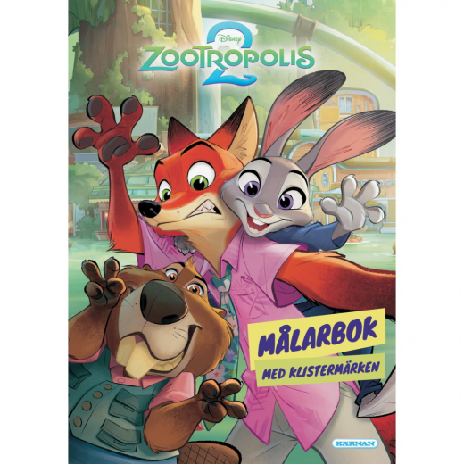Målarbok Zootropolis 2 i gruppen LEKSAKER / Skapa & måla / Skriva och Rita / Målarböcker hos Spelexperten (124288)