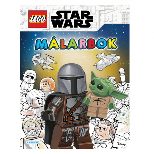 Målarbok LEGO Star Wars  i gruppen LEKSAKER / Skapa & måla / Skriva och Rita / Målarböcker hos Spelexperten (124325)