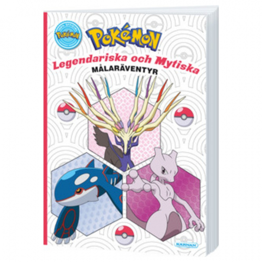 Målarbok: Pokémon Legendariska och Mytiska i gruppen LEKSAKER / Skapa & måla / Skriva och Rita / Målarböcker hos Spelexperten (124341)