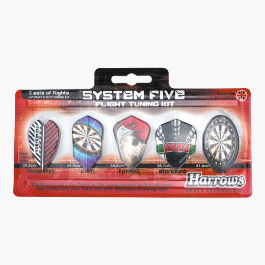 Harrows Dart Flights - System Five i gruppen  hos Spelexperten (125-2010)