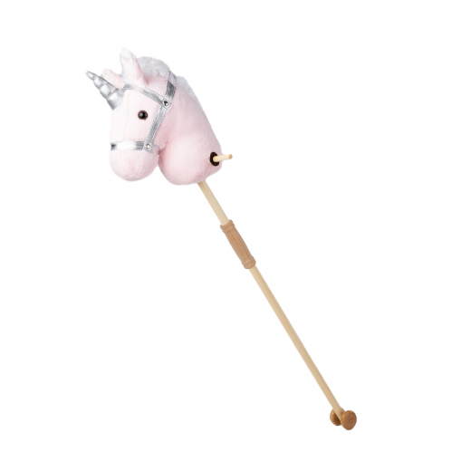 Teddykompaniet Käpphäst Rosa Enhörning 100 cm i gruppen LEKSAKER / Rollek / Käpphästar hos Spelexperten (12599)