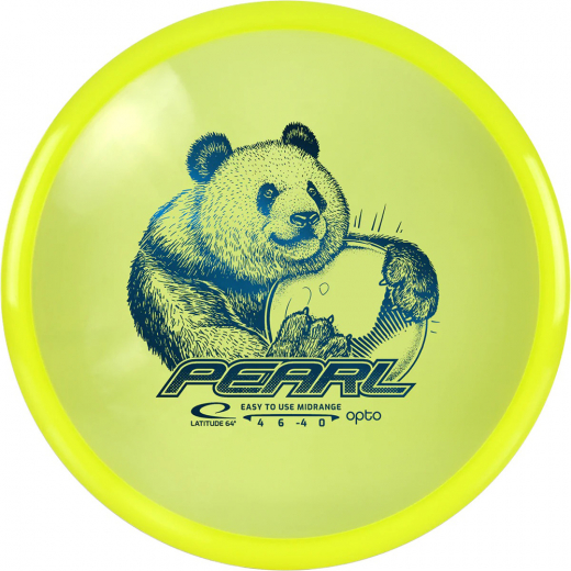 Latitude 64° Opto Pearl Yellow i gruppen UTOMHUSSPEL / Disc Golf & frisbee hos Spelexperten (12896)
