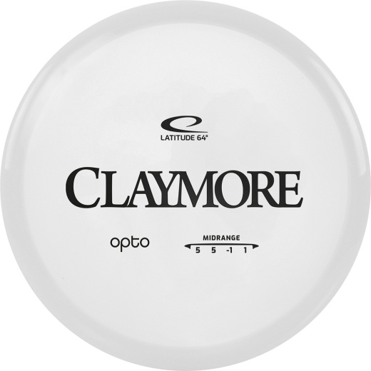 Latitude 64° Opto Claymore White i gruppen UTOMHUSSPEL / Disc Golf & frisbee hos Spelexperten (12903)