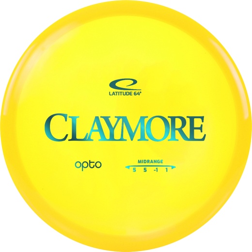 Latitude 64° Opto Claymore Yellow i gruppen UTOMHUSSPEL / Disc Golf & frisbee hos Spelexperten (12904)