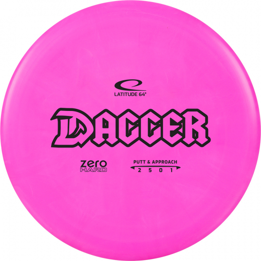 Latitude 64° Zero Medium Dagger Pink i gruppen UTOMHUSSPEL / Disc Golf & frisbee hos Spelexperten (12934)
