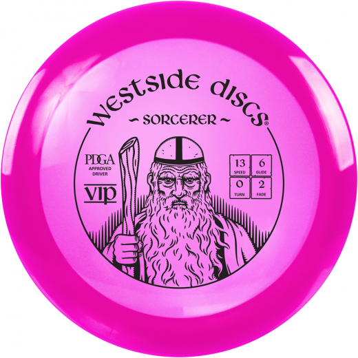 Westside Discs VIP Sorcerer Pink i gruppen UTOMHUSSPEL / Disc Golf & frisbee hos Spelexperten (13046)