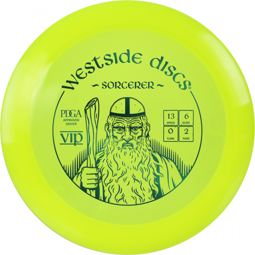 Westside Discs VIP Sorcerer Yellow i gruppen UTOMHUSSPEL / Disc Golf & frisbee hos Spelexperten (13048)