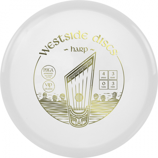 Westside Discs VIP Harp White i gruppen UTOMHUSSPEL / Disc Golf & frisbee hos Spelexperten (13080)