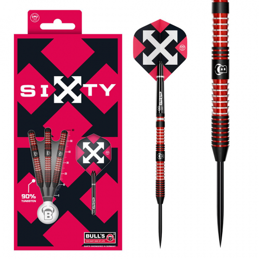 BULL'S Sixty 90% Tungsten i gruppen SPELBORD / Dart / Pilar / Steeltip hos Spelexperten (13100000)