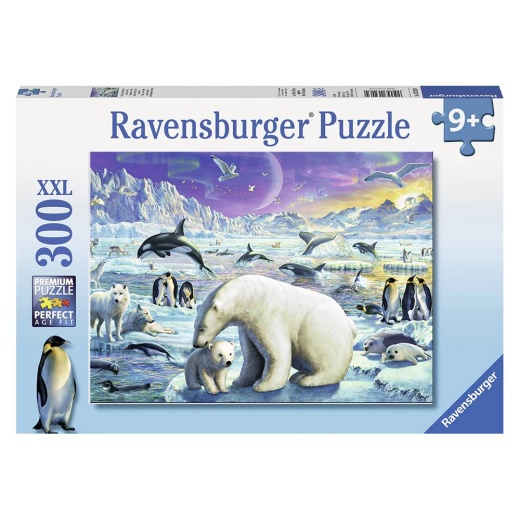 Ravensburger pussel: Polar Animals Gathering 300 Bitar i gruppen  hos Spelexperten (132034)