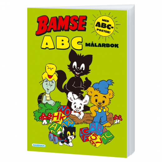Målarbok - Bamse ABC i gruppen LEKSAKER / Skapa & måla hos Spelexperten (132308)