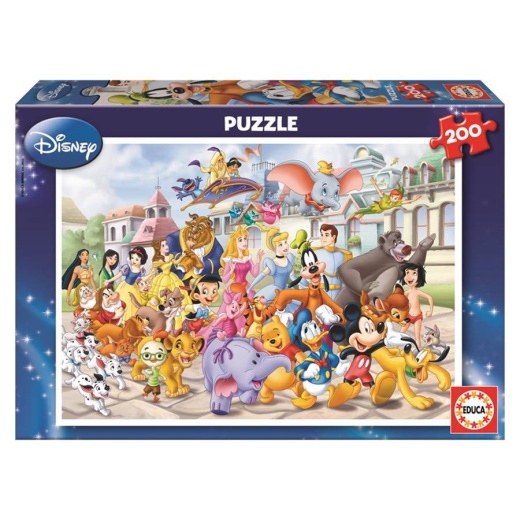 Educa pussel: Disney Parade - 200 bitar i gruppen PUSSEL / < 750 bitar hos Spelexperten (13289)