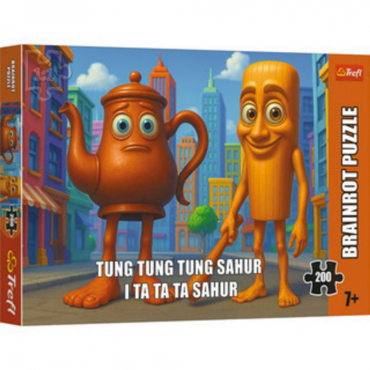 Trefl Pussel Brainrot Tung Tung Tung 200 Bitar i gruppen PUSSEL / Trefl hos Spelexperten (13364)