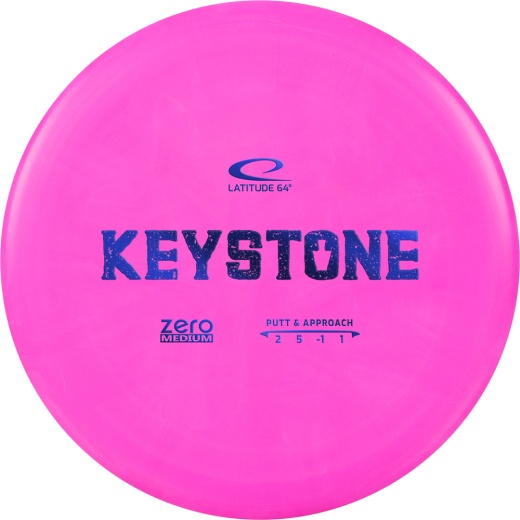 Latitude 64° Zero Keystone Medium Pink i gruppen UTOMHUSSPEL / Disc Golf & frisbee hos Spelexperten (13852)