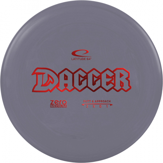 Latitude 64° Zero Medium Dagger Grey i gruppen UTOMHUSSPEL / Disc Golf & frisbee hos Spelexperten (13853)