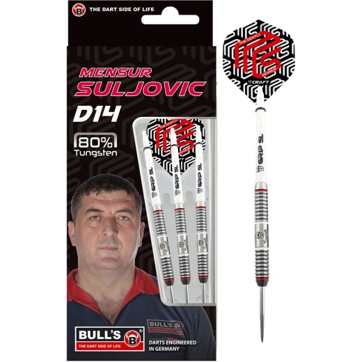 Bull's Mensur Suljovic D14 80% Tungsten 24 g i gruppen  hos Spelexperten (14724)