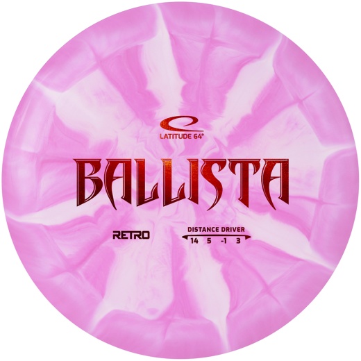 Latitude 64° Retro Burst Ballista Pink/White i gruppen Nyheter hos Spelexperten (15092)