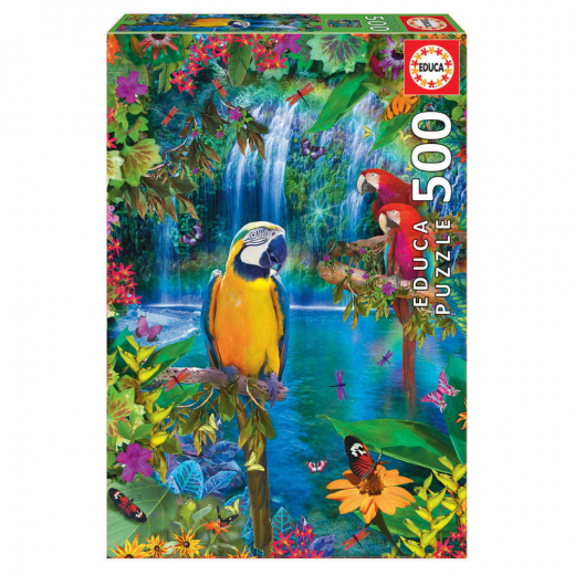 Educa Pussel: Bird tropical land 500 Bitar i gruppen PUSSEL / < 750 bitar hos Spelexperten (15512)